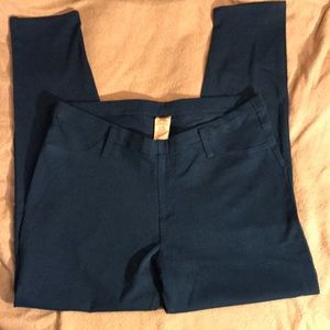 Blue skinny jeggins